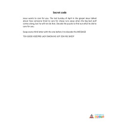 What Jesus did For You at Easter - Scramble